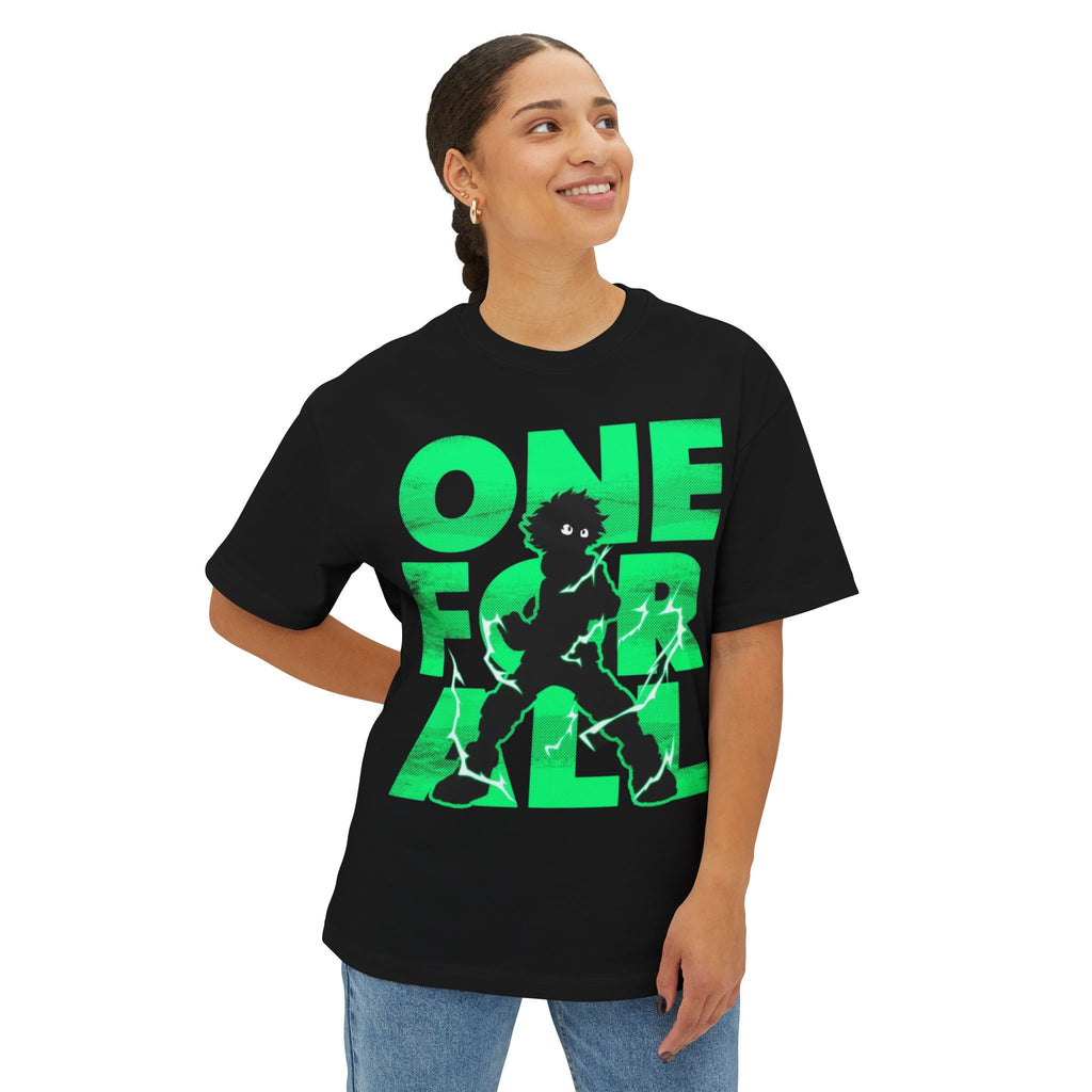 One For All Anime Tee — Oversized Boxy Fit