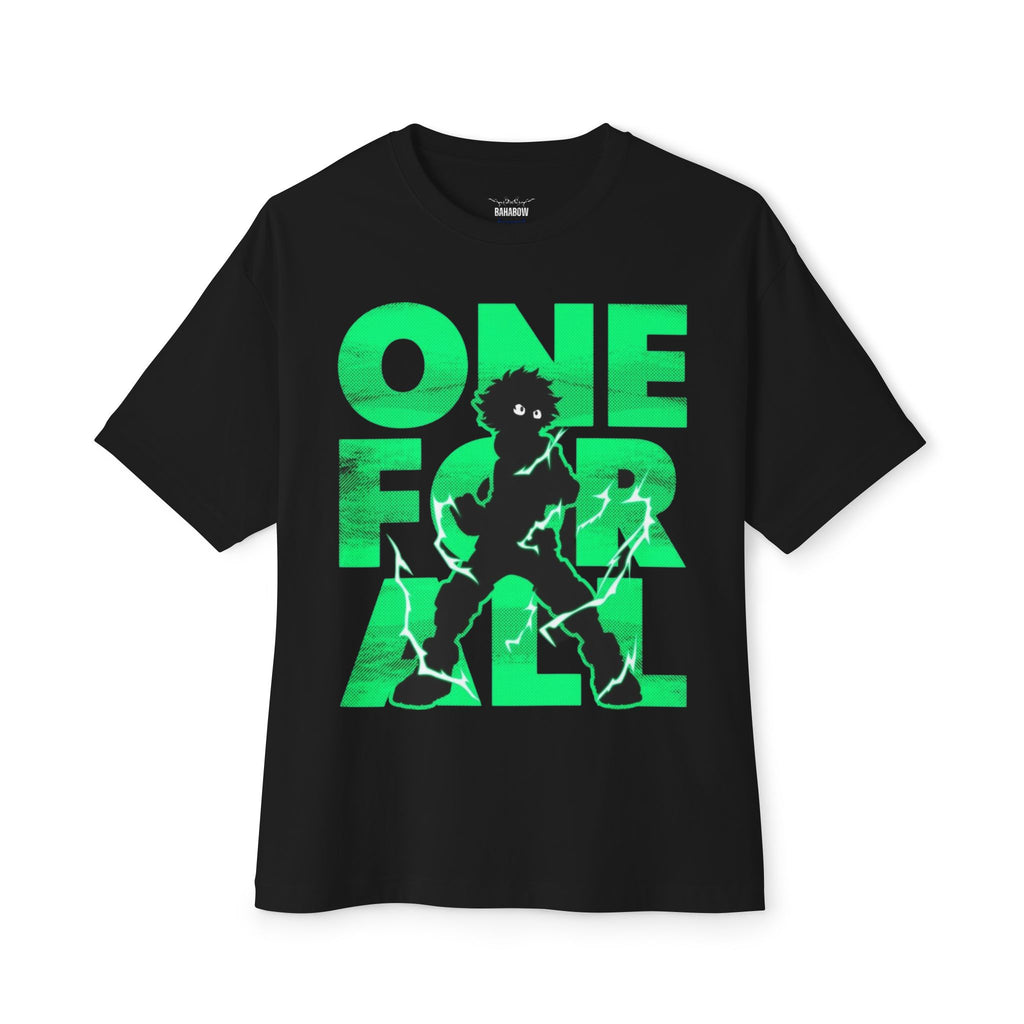 One For All Anime Tee — Oversized Boxy Fit