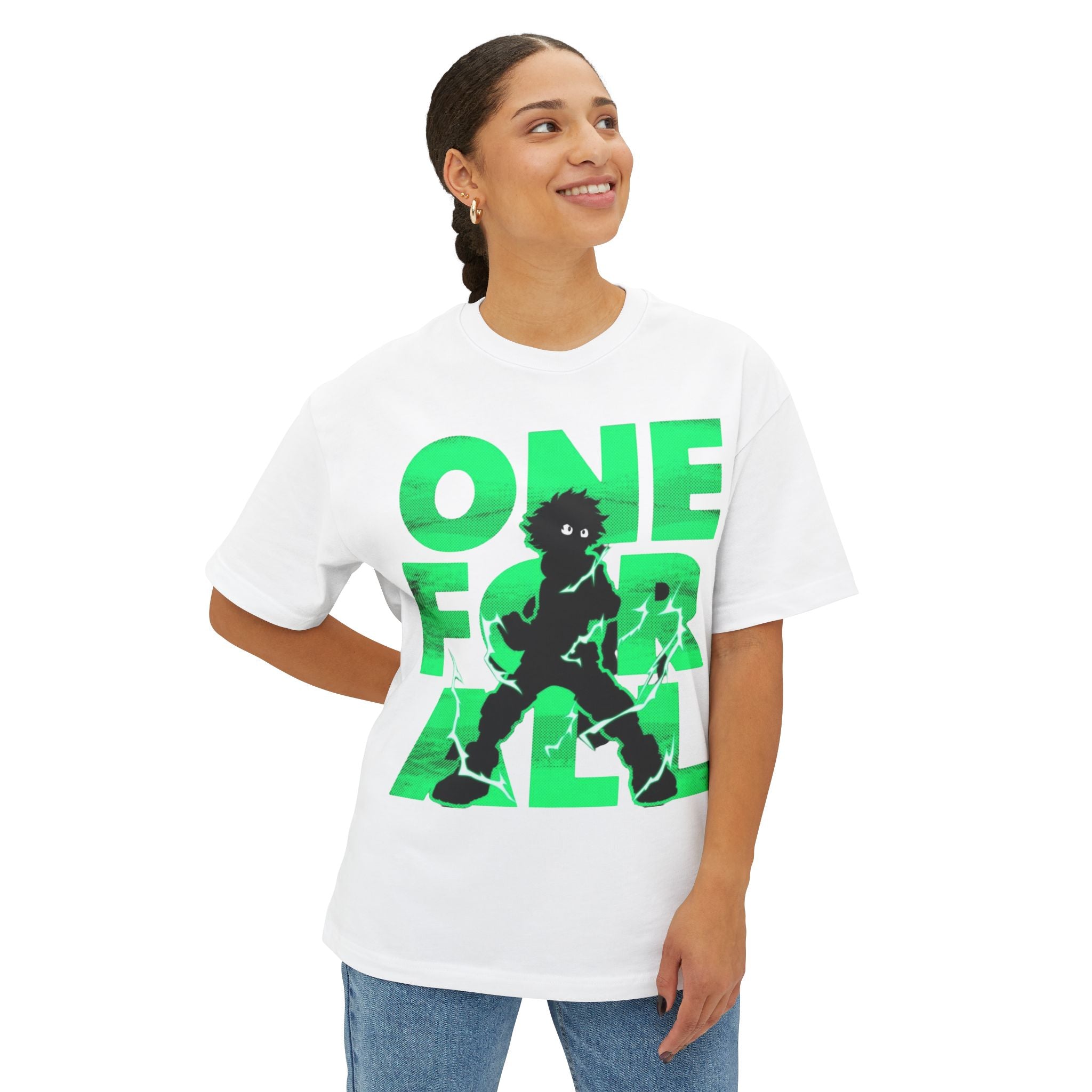 One For All Anime Tee — Oversized Boxy Fit