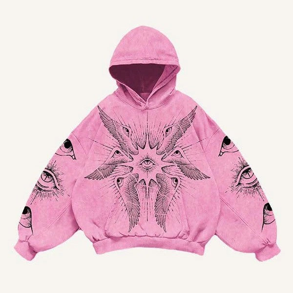 Casual Printed Polyester Sweater