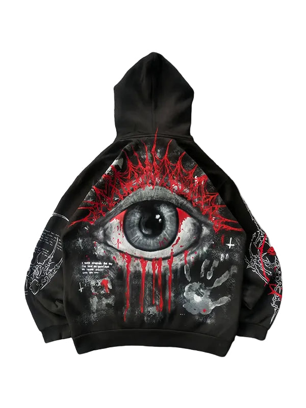 Fashion Casual Printed Polyester Sweater