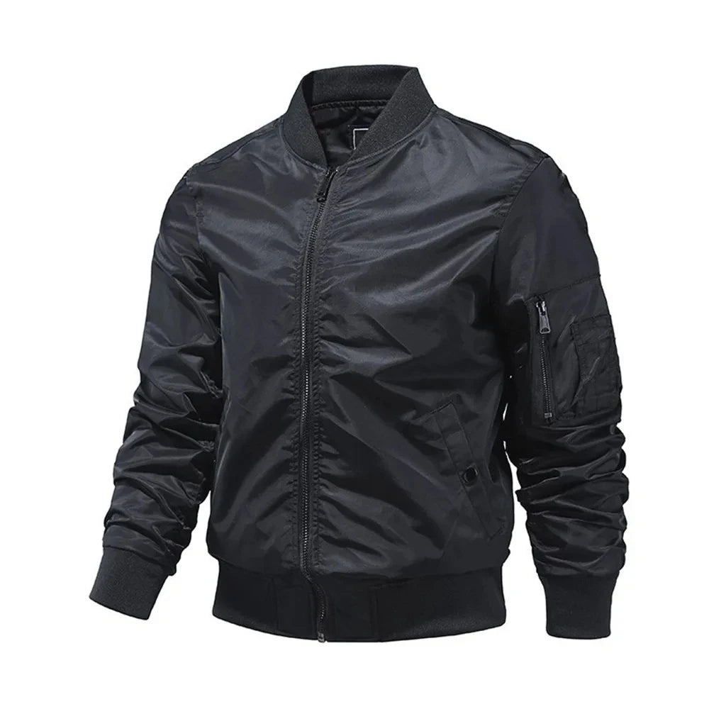 Solid Color Jacket Men Fashion