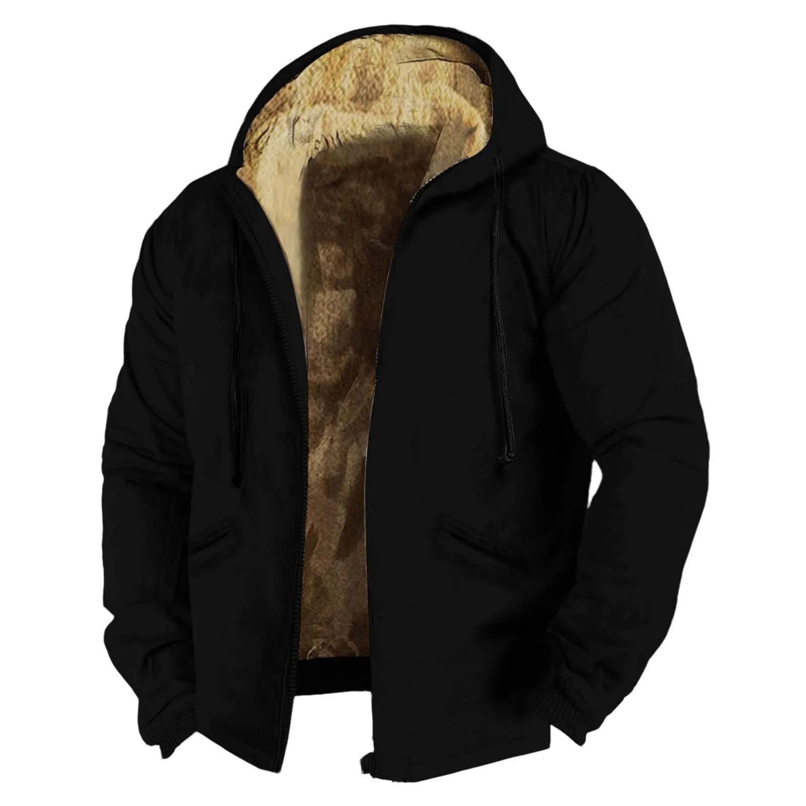 Winter Jacket Thickened Fleece Lined