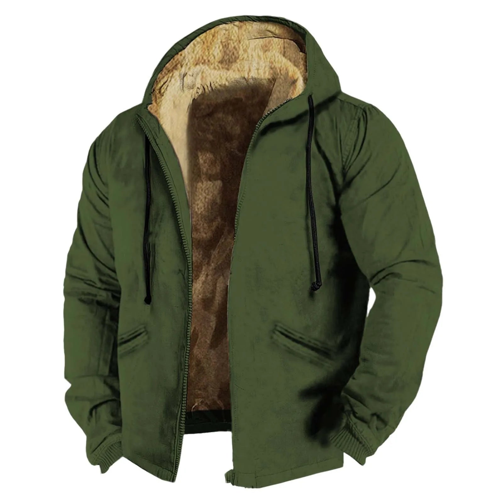 Winter Jacket Thickened Fleece Lined