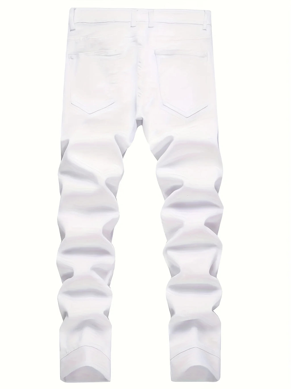 Men’s Regular Fit Patchwork Jeans