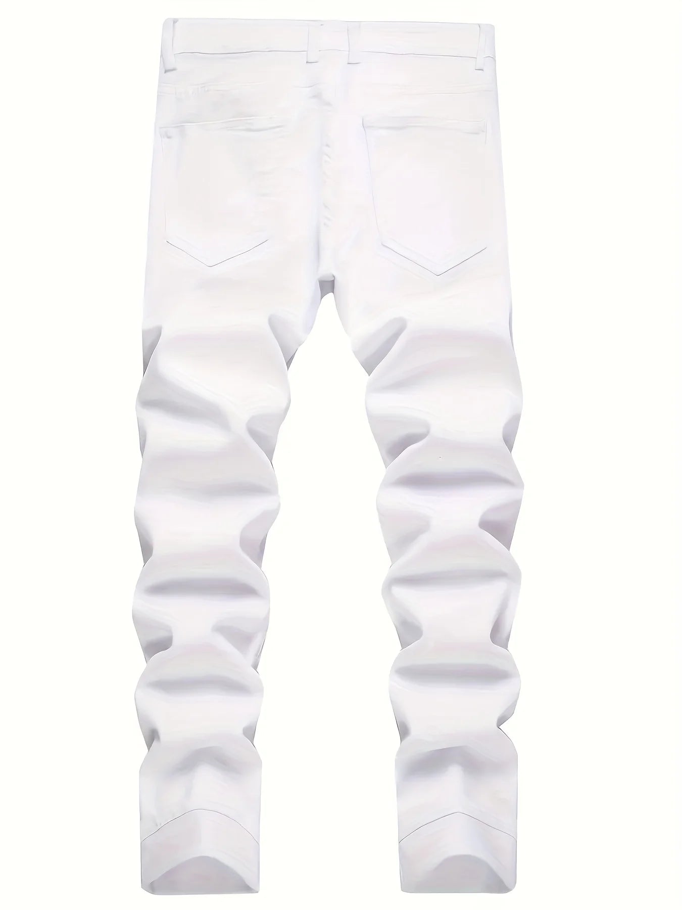 Men’s Regular Fit Patchwork Jeans