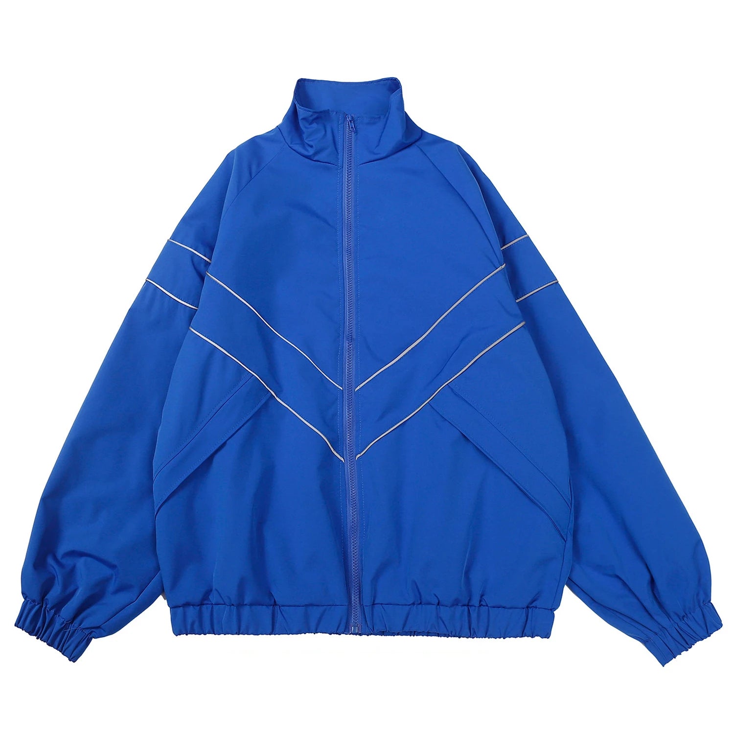 Men’s Reflective Striped Windbreaker Jacket