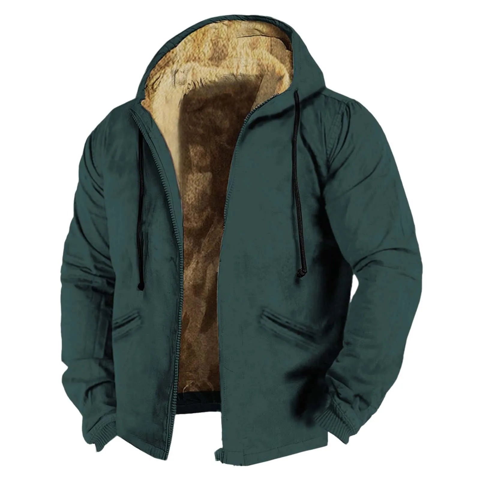 Winter Jacket Thickened Fleece Lined